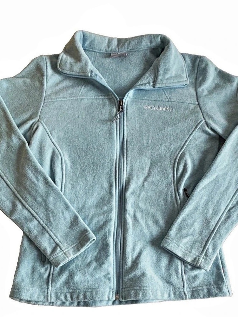 Columbia Benton Springs Full Zip Fleece Jacket Blue Small